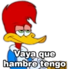 Vaya que
hambre tengo