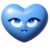 Heart Blue 10