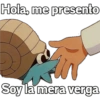 Hola, me presento
Soy la mera verga