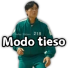 218 Modo tieso