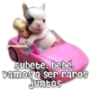 O&M
subete. bebé.
vamos a ser raros
juntos