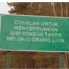 COBALAH UNTUK
MENYEMBUHKAN
DIRI SENDIRI TANPA
MELUKAI ORANG LAIN.