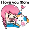 I love you mom ند