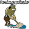 Permiso, voy a limpiar
8