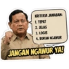 Stiker meme lucu prabowo 9
