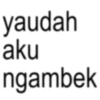 Kata-kata anomali centil genit 11