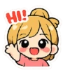 Phoebe chubi pibi sticker 8