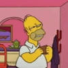 Homer Simpson reagindo  11