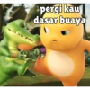 Dino Kuning NailoongSticker100 20