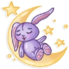 Conejo Cute Pascua 🐰🌸💜 14